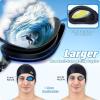 imageSeago 2 Pack Swimming Goggles Antifog AntiUV Mirrored Swim Goggles Adult Women MenBlue  Gold