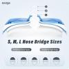 imageSeago 2 Pack Swimming Goggles Antifog AntiUV Silicone Swim Goggles Adult Women MenBlue White  Pink White