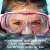 imageSeago Kids Swim Goggles Snorkel Diving Mask for Youth515 AntiFog 180 Clear ViewPink